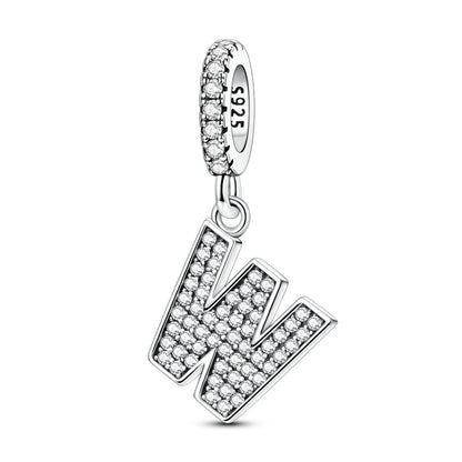 Sparkling Letter Charm
