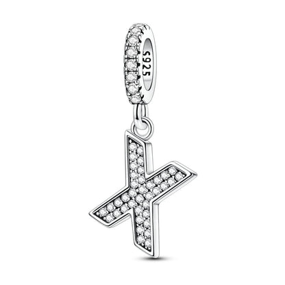 Sparkling Letter Charm