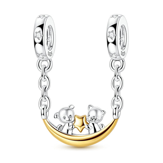 Moon Boat Charm