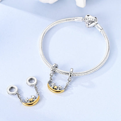Moon Boat Charm