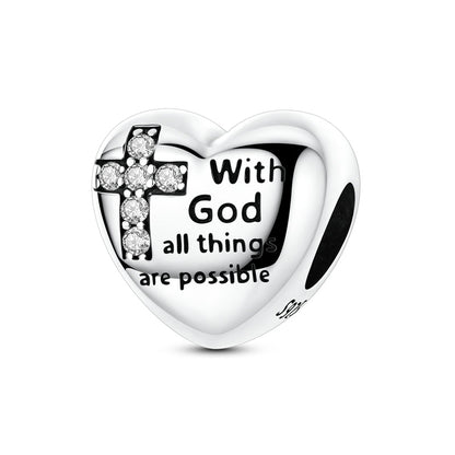 Cross Star Wish Charm