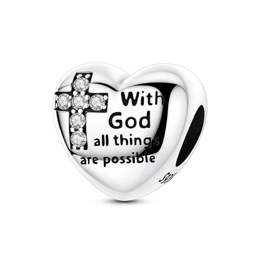 Cross Star Wish Charm