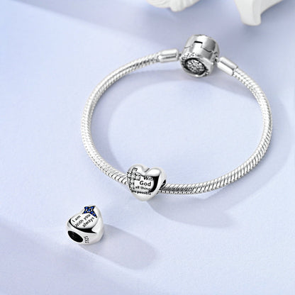 Cross Star Wish Charm