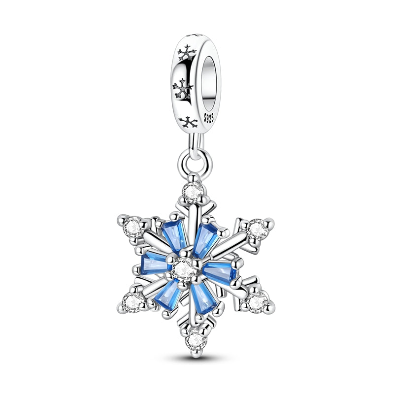 Winter Rotating Snowflake Charm