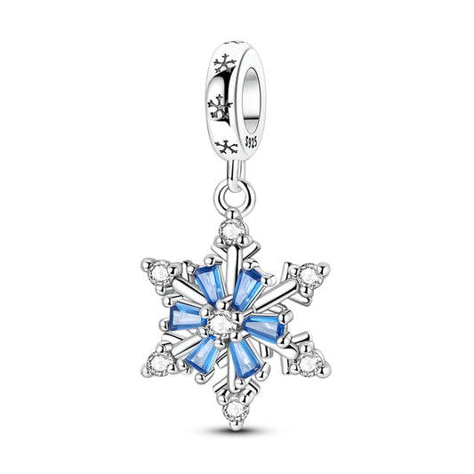 Winter Rotating Snowflake Charm