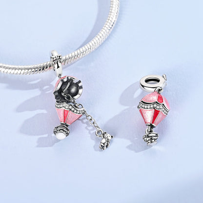Openable Hot Air Balloon Charm