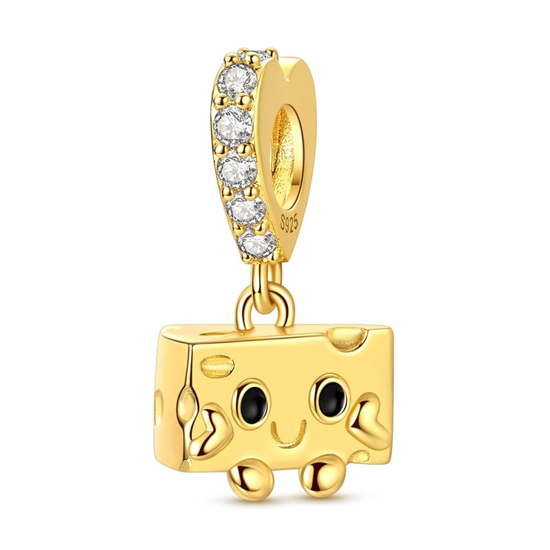 Cheese Man Charm