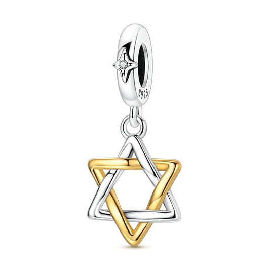 Hollowed-Out Six-Pointed Star Charm