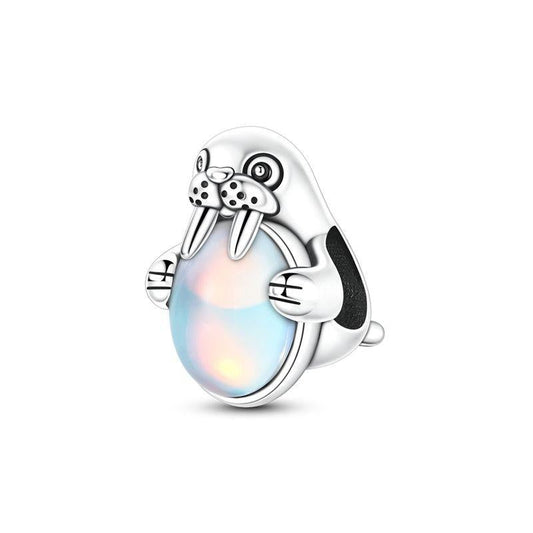 Walrus Heart Charm