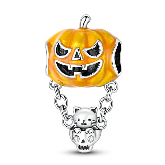 Luminous Pumpkin Hot Air Balloon Charm
