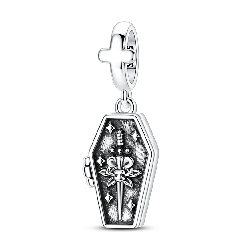 Openable Luminous Coffin Charm