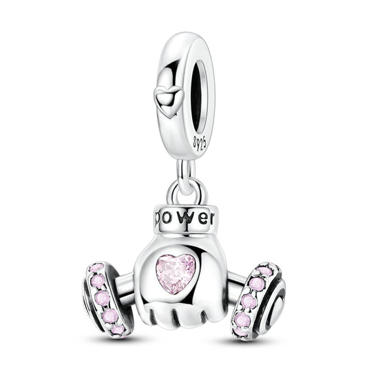Dumbbell Fitness Charm