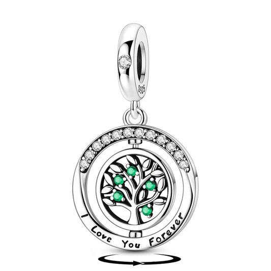 Rotating Tree of Life Charm