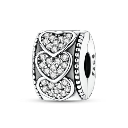 Sparkling Heart Clip