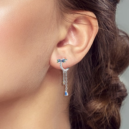 Dragonfly Tassel Earrings
