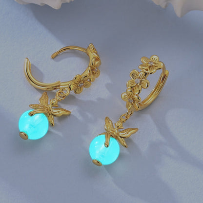 Luminous Flower Elf Earrings