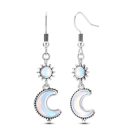 Vintage Sun and Moon Earrings