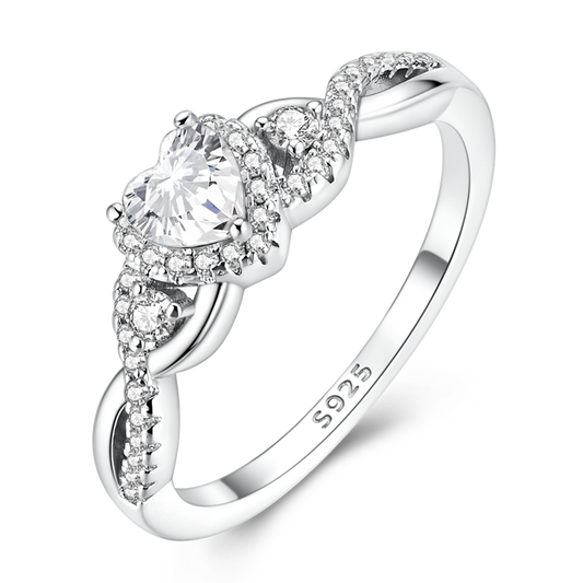 Infinite Heart Wedding Ring