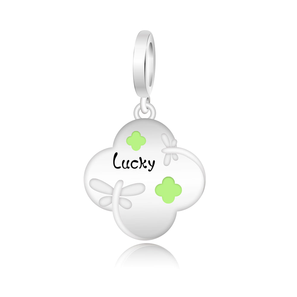 Lucky 4 Leaves Charm