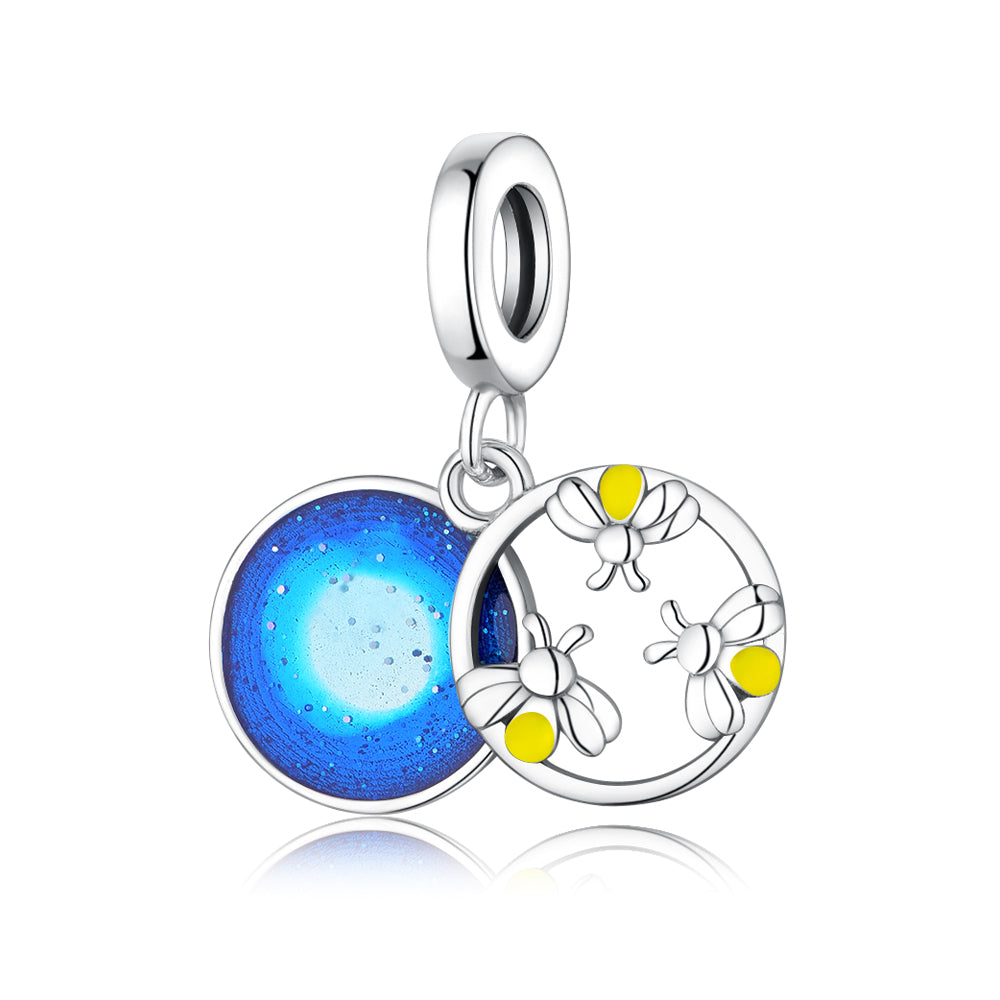 Luminous Firefly 2-Piece Charm Set