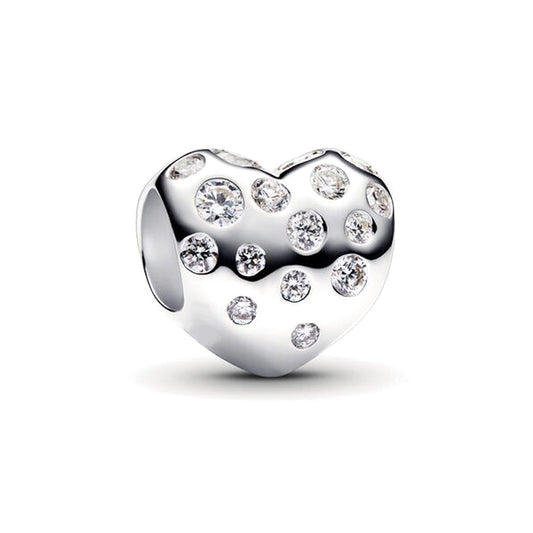 Diamond Heart Charm