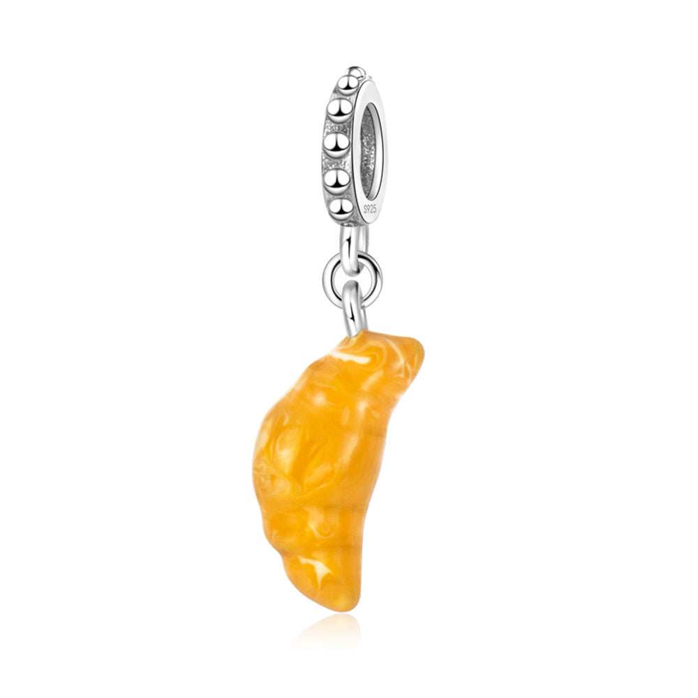 Golden Croissant Charm