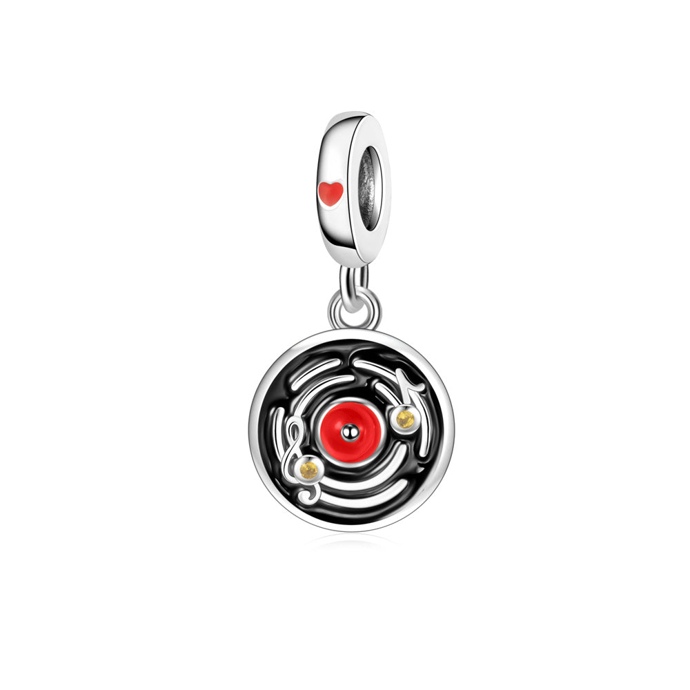 Retro Record Charm