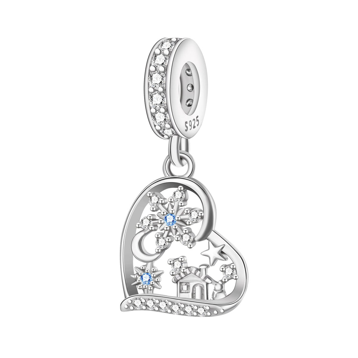 Christmas Snow Night Charm