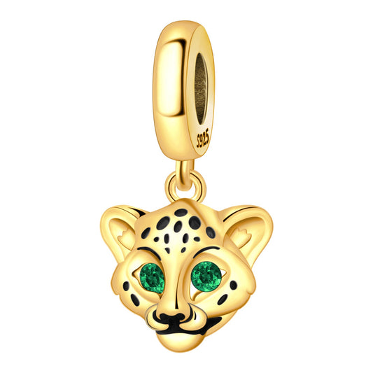 Gold Leopard Charm