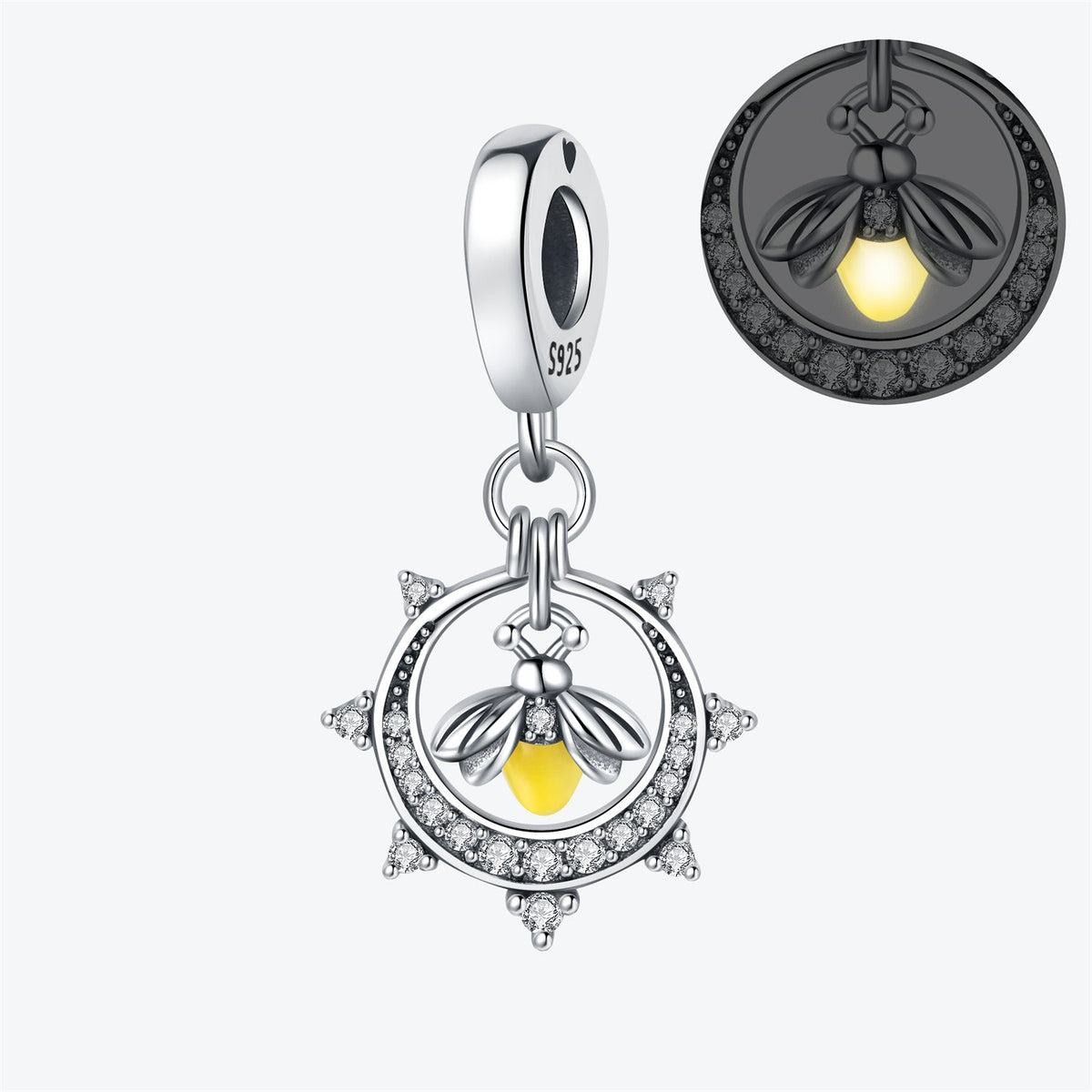Luminous Firefly Charm