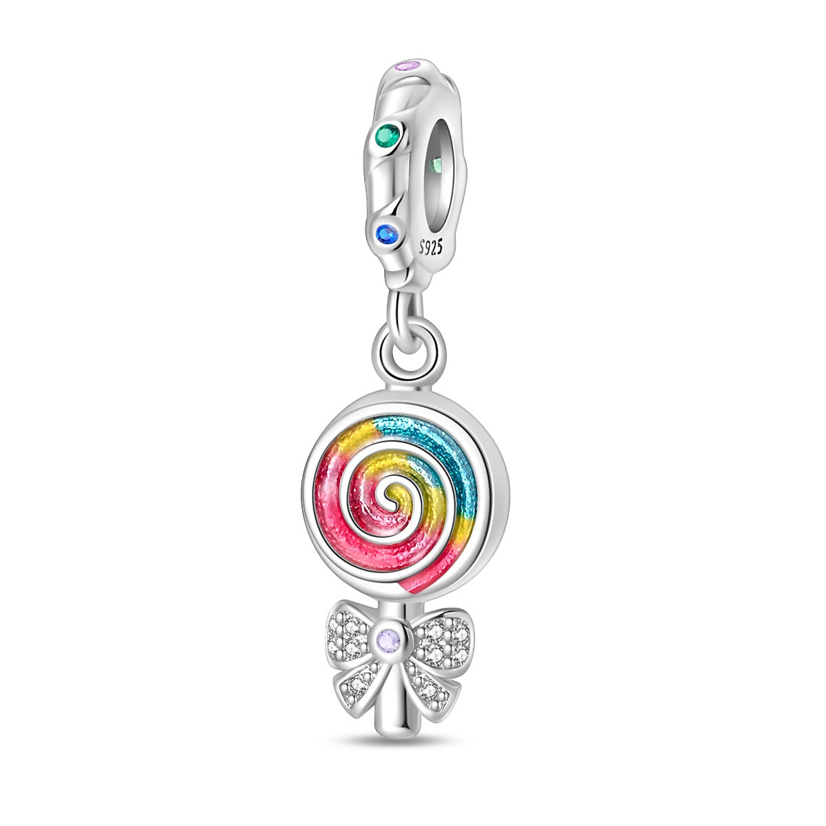Romantic Sweet Rainbow Candy Charm