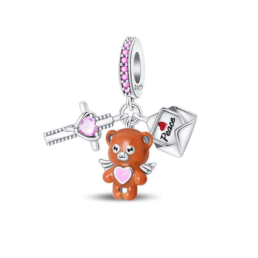 Anti-War Wish Bear Charm