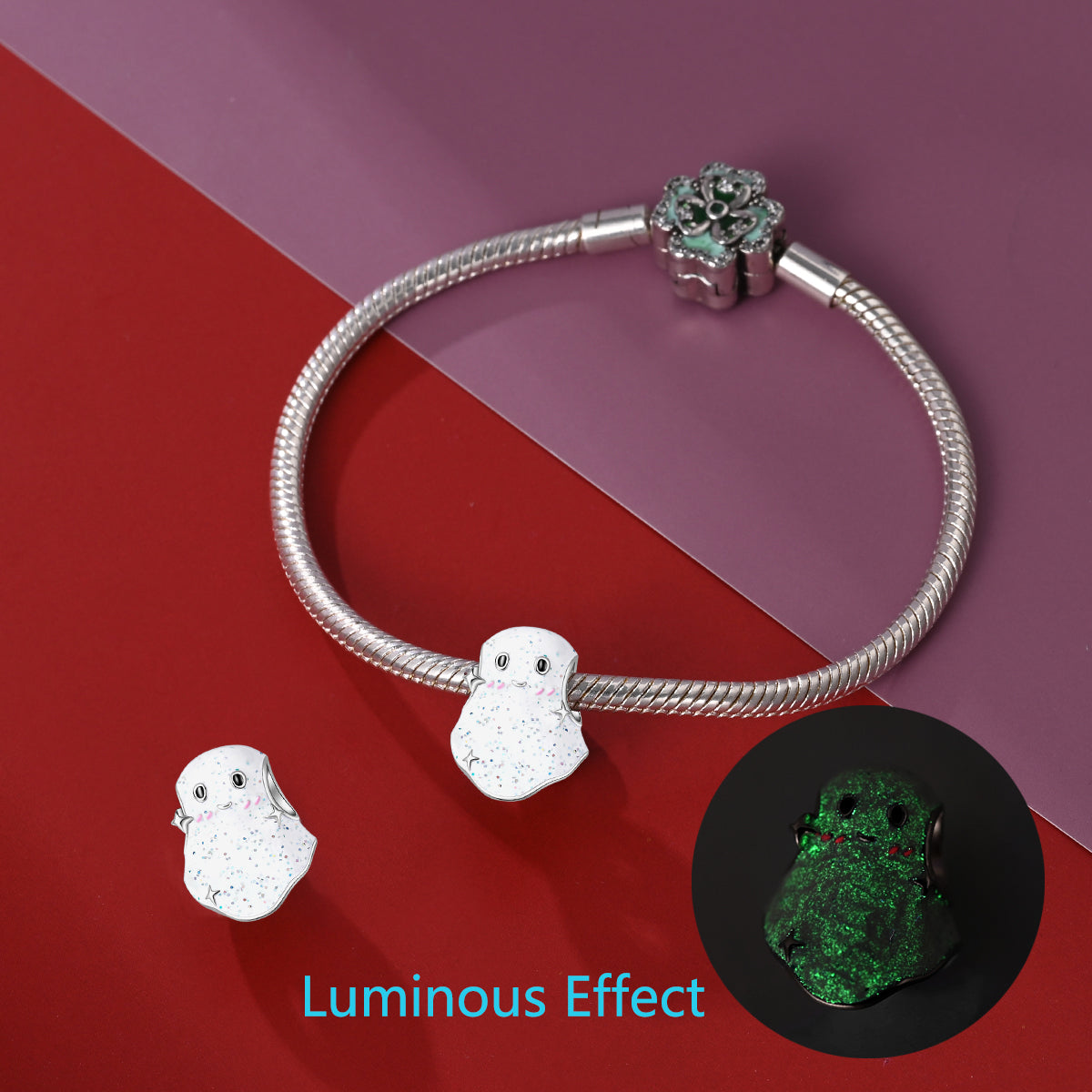 Luminous Small Ghost Beads
