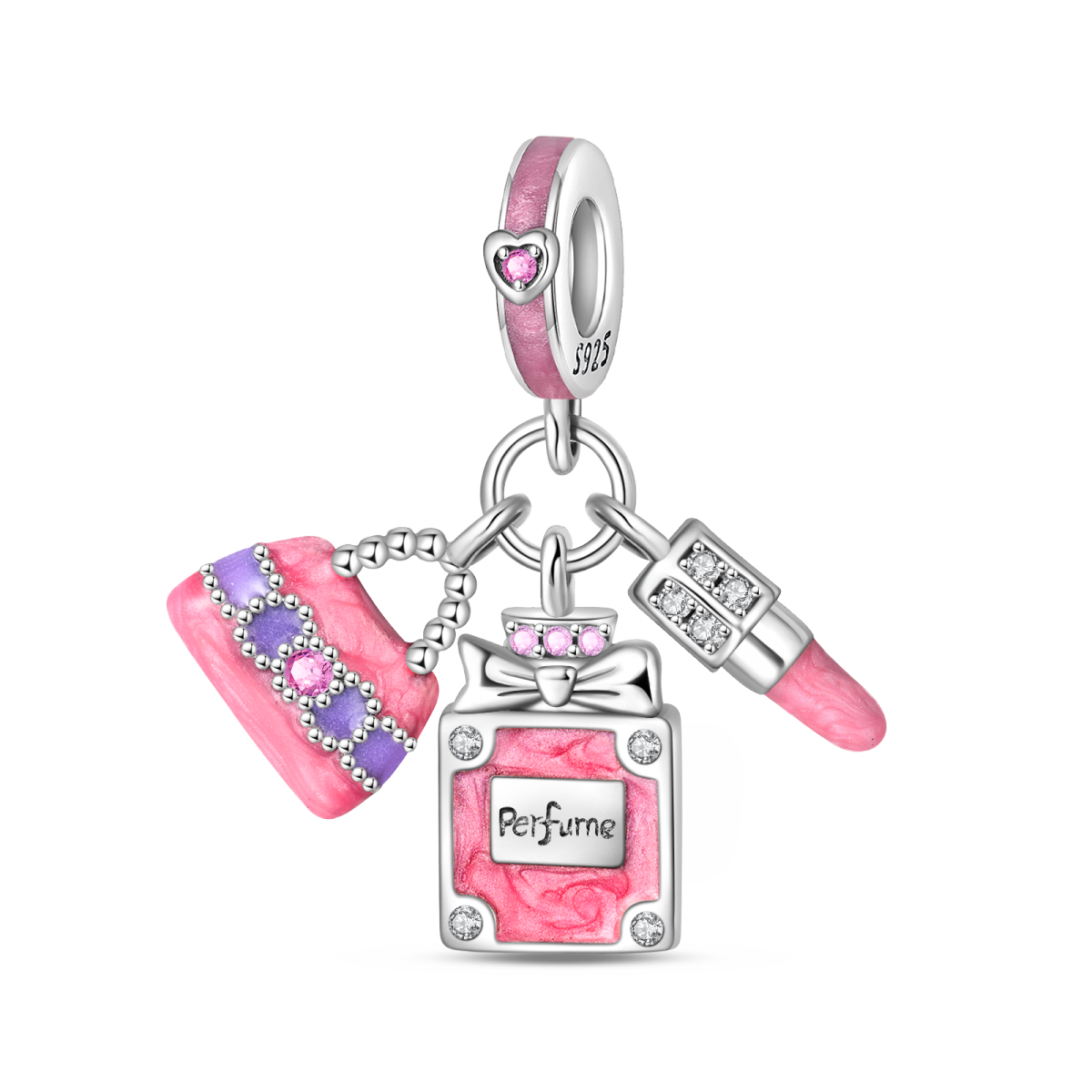 Chanel Style 3-Piece Charm Set