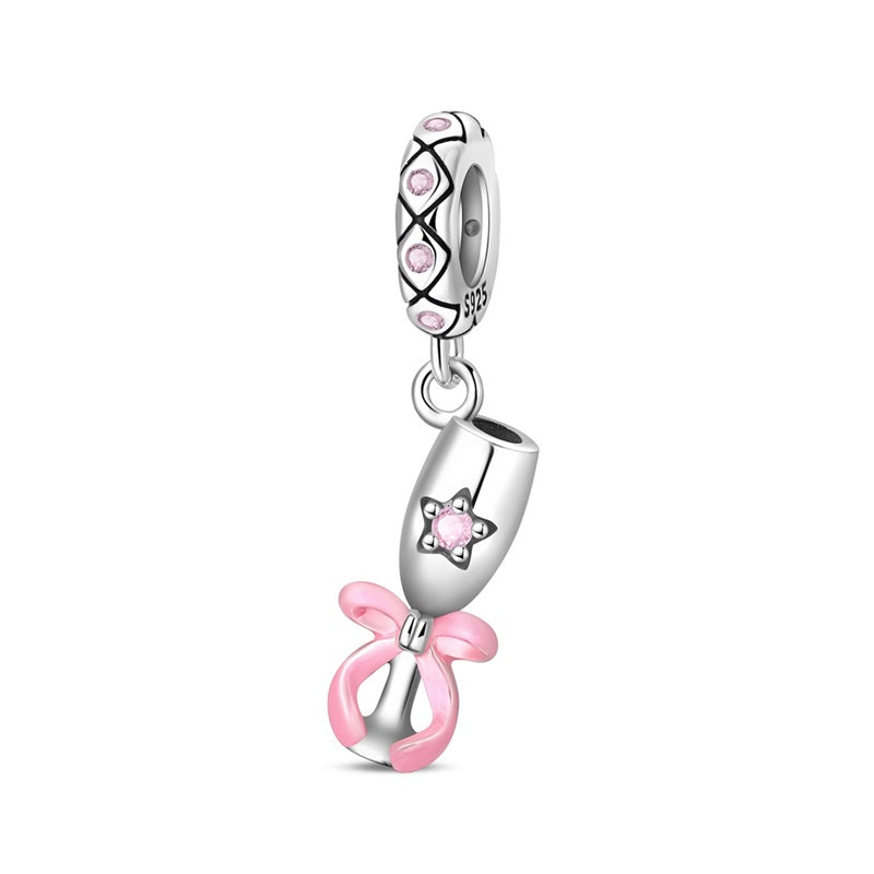 Romantic Wine Glass Charm
