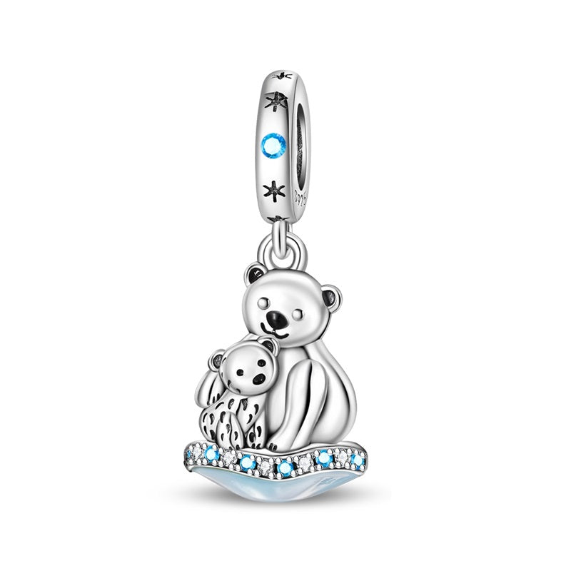 Warm White Bear Charm