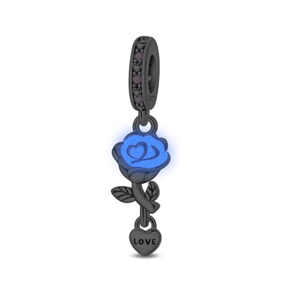 Luminous Rose Charm