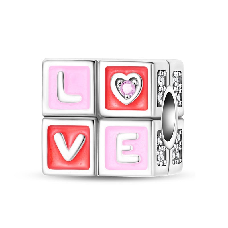 Luminous Love Cube Charm