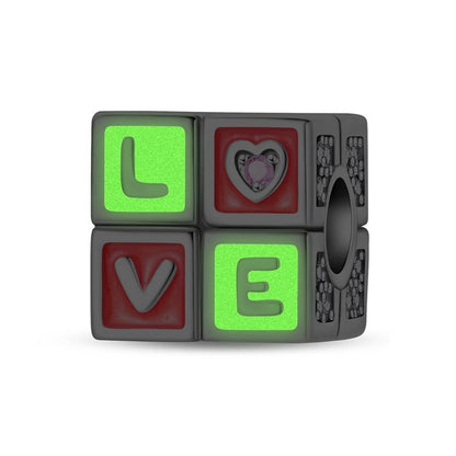 Luminous Love Cube Charm