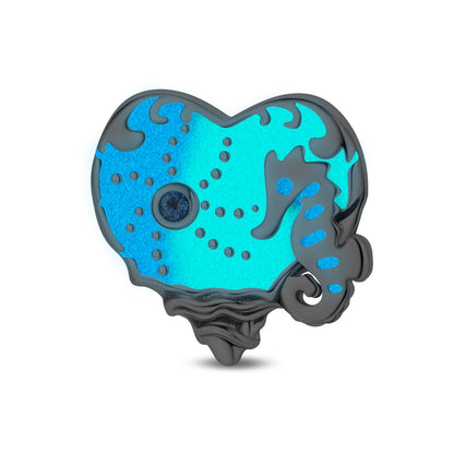 Luminous Ocean Seahorse Charm