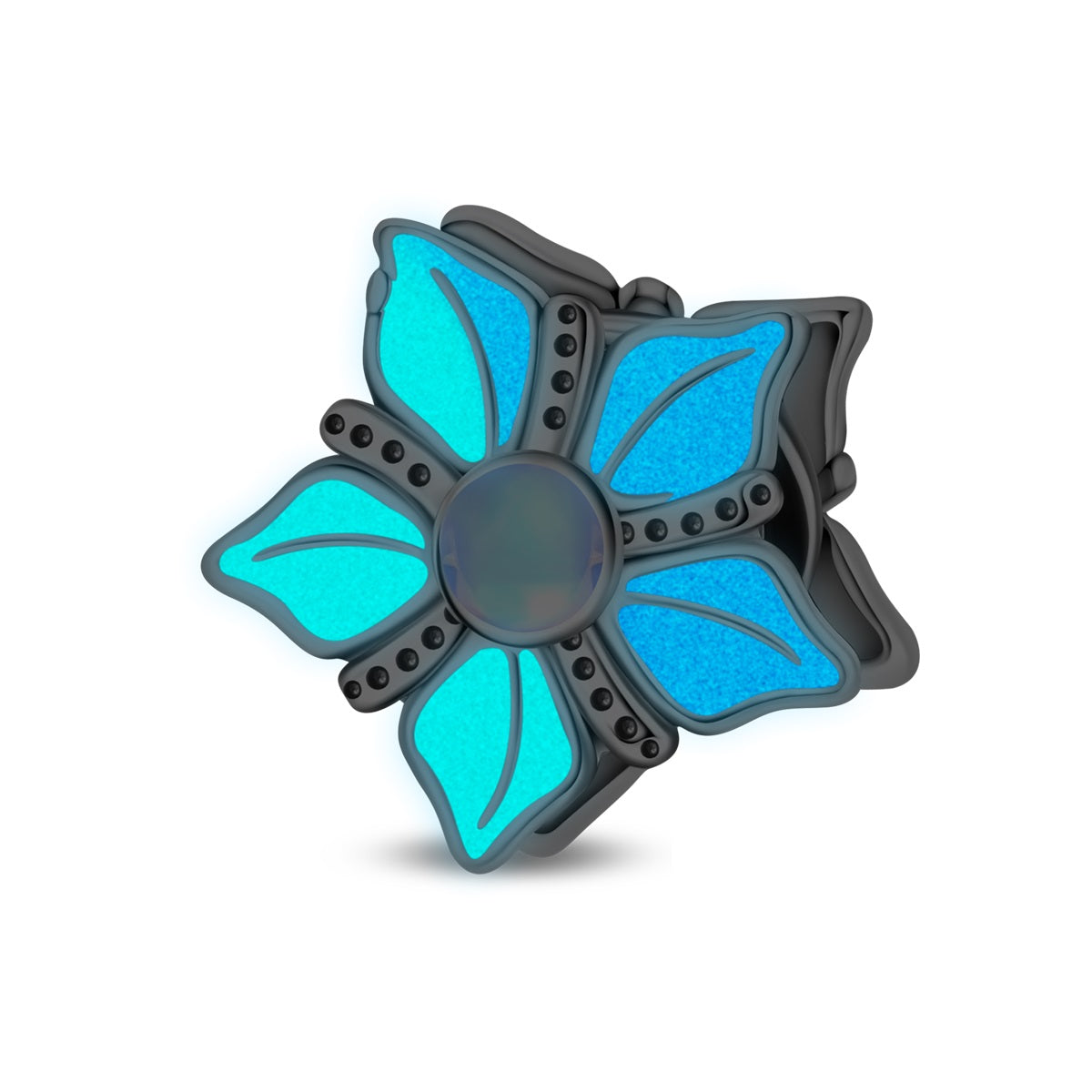 Luminous Underwater Flower Charm