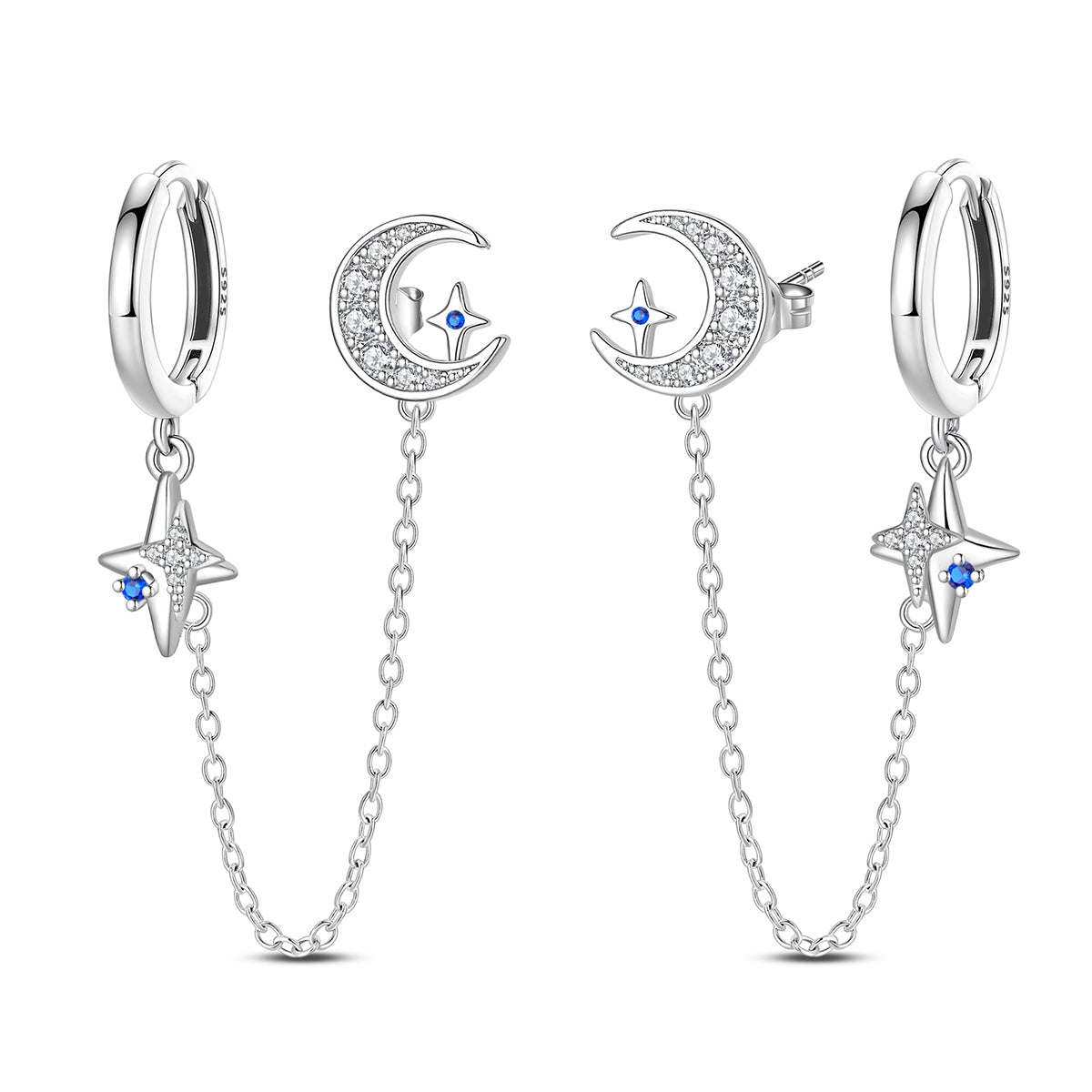 Starry Night Tassel Earrings