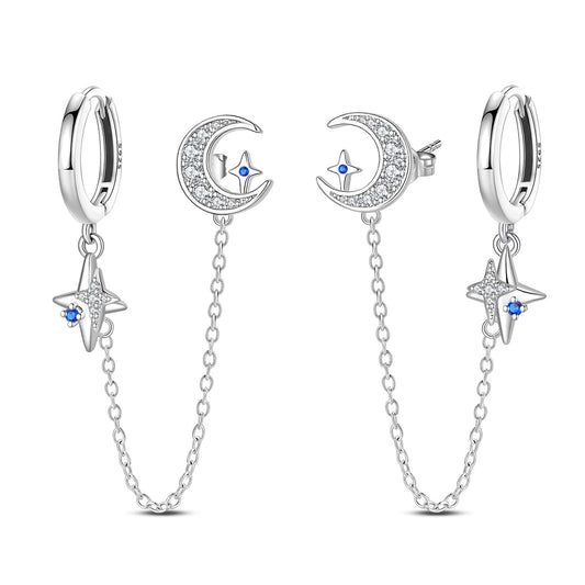 Starry Night Tassel Earrings