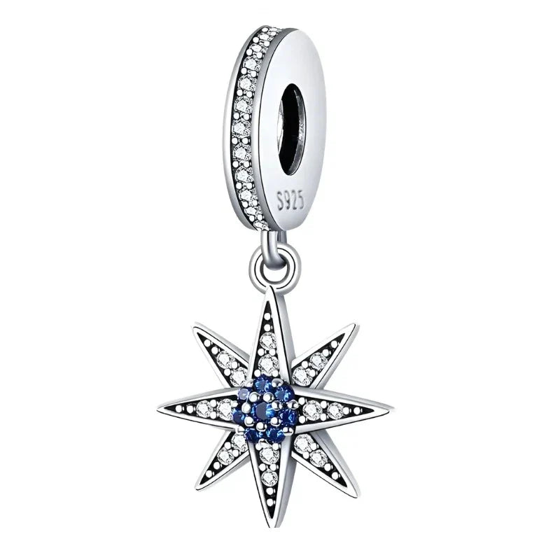 Blue Star Charm