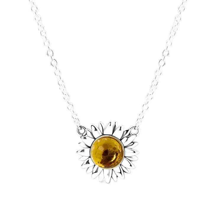 Sunflower Necklace