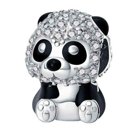 Panda Crystal Charm