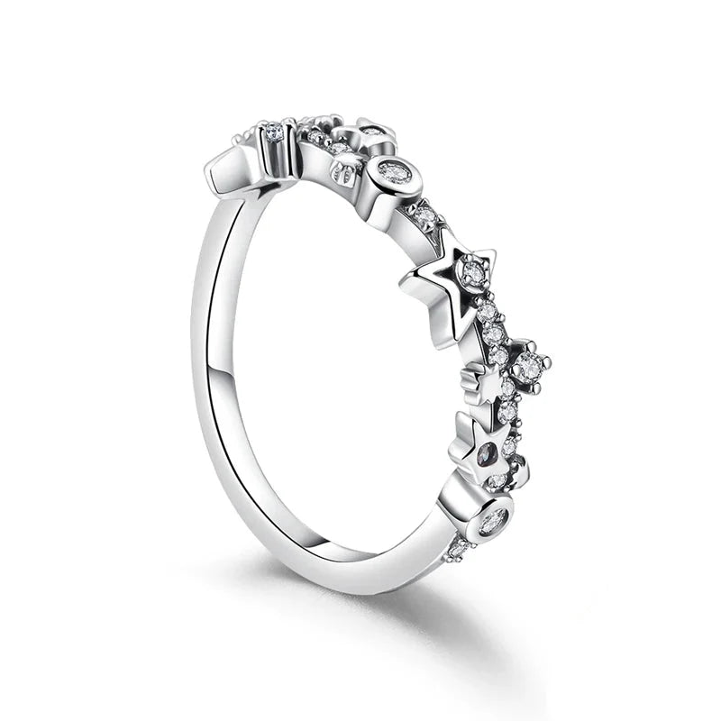 Star Constellation Sterling Ring