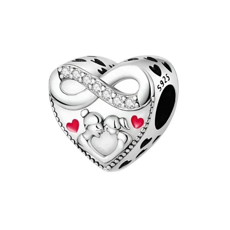 Mom and Daughter Love Charm