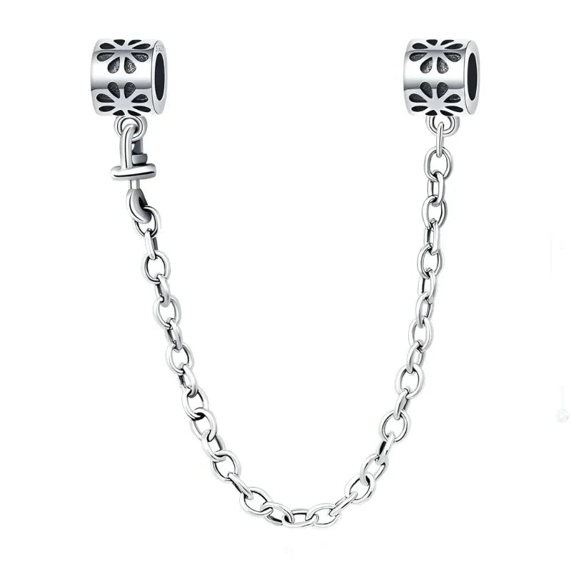 Floral Outline Safety Chain