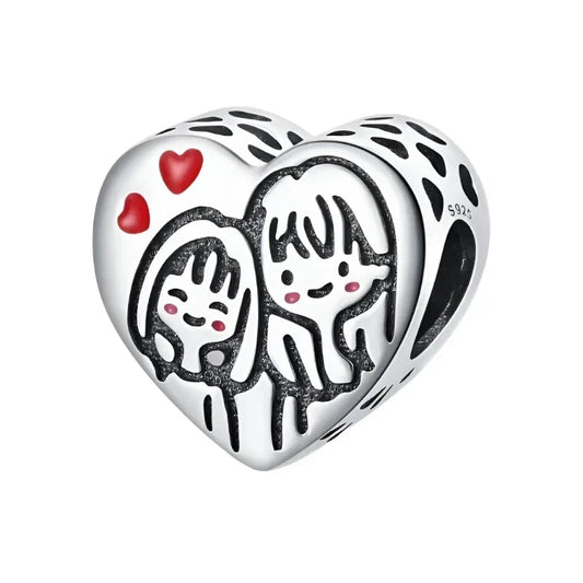 Mom and Daughter Charm